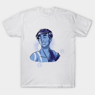 Jace in Blue, For White T-Shirt